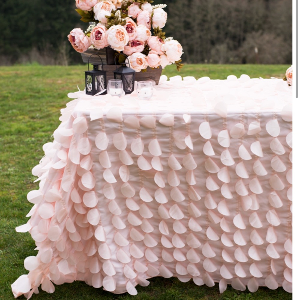 Rose Petal Table Cover